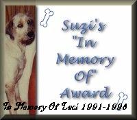 In Memory Of Suzi Award